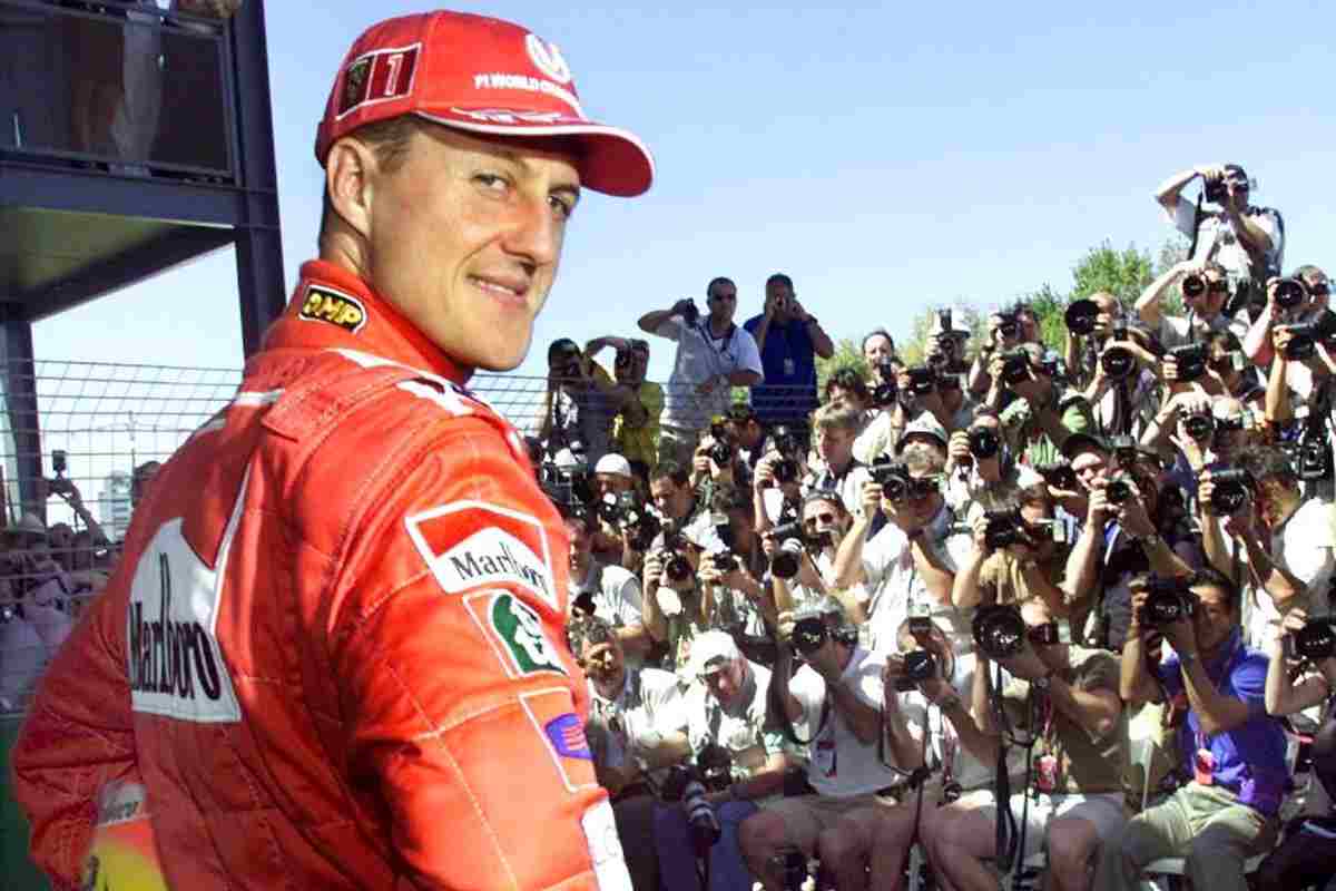 Sessantesima vittoria: Schumacher, foto incredibile